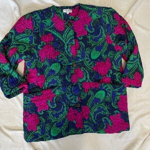 Vintage Korean floral jacket
